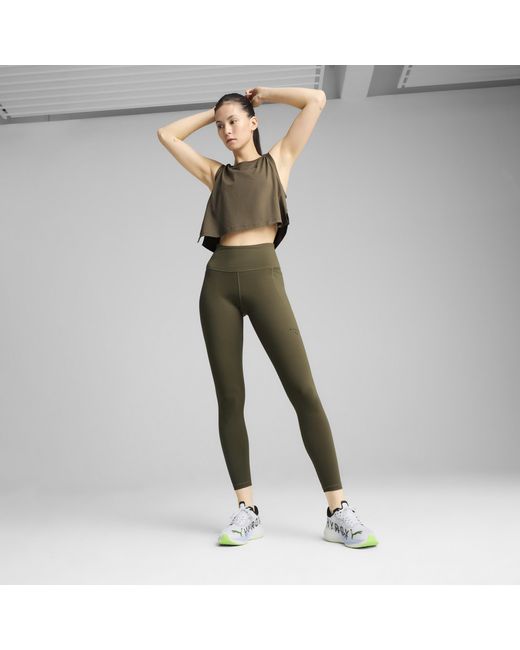 PUMA Green X HYROX CLOUDSPUN Lange Leggings