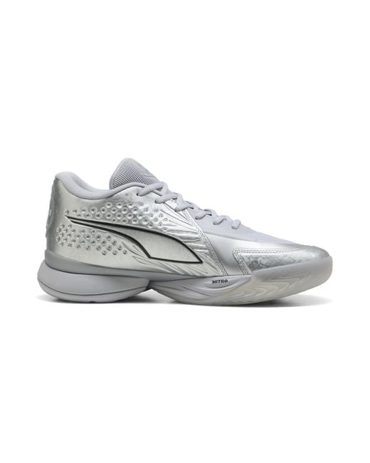 PUMA White Stewie 5 Luminous Basketball Shoes