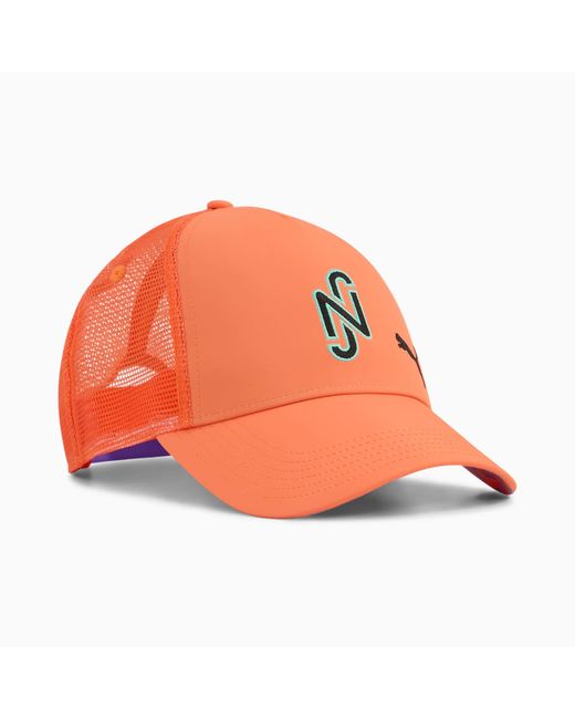 Cappello Stile Trucker Neymar Jr Per Donna, Nero/Arancione/Altro di PUMA in Orange da Uomo