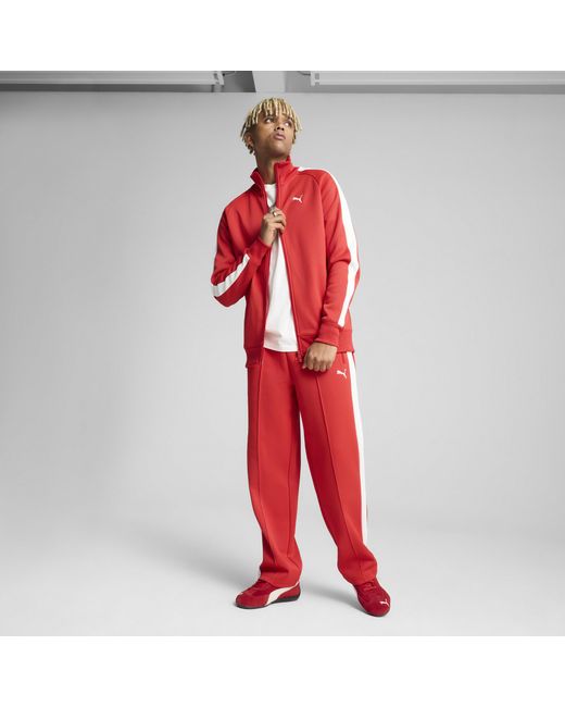 Chaqueta De Chándal T7 Always On Para Hombre, Ropa, Rojo PUMA de hombre de color Red