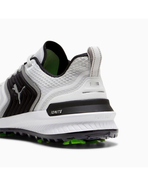 PUMA White Ignite Innovate Golf Shoes for men