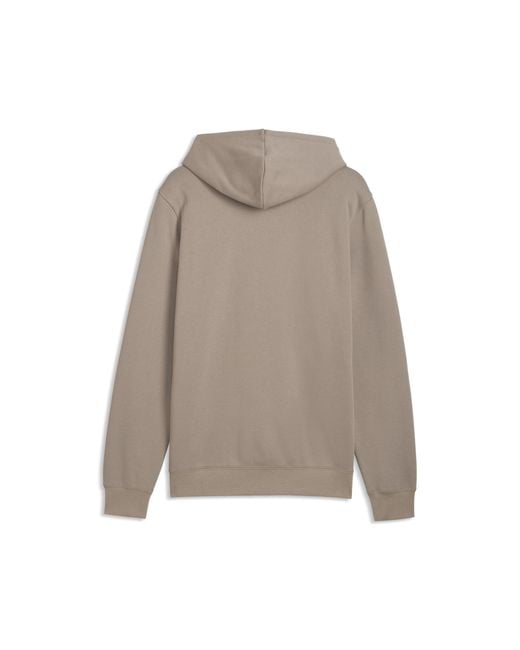 PUMA Gray Essentials No. 1 Logo Hoodie for men