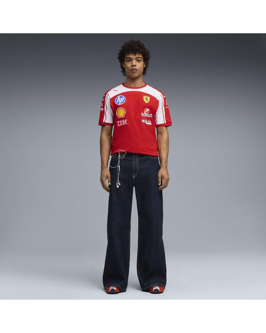 PUMA Red Scuderia Ferrari Hp Replica T-Shirt
