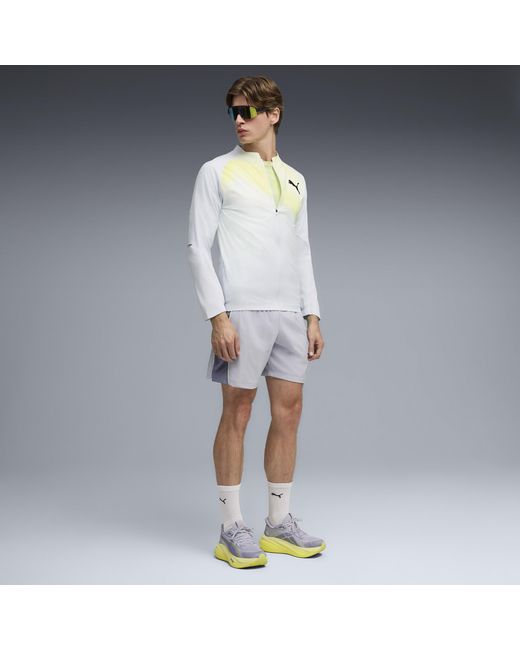 PUMA Gray Lightspeed Ultraweave Lightweight Running Jacket for men