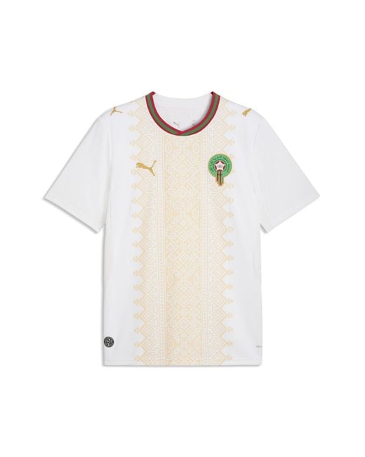 PUMA White Morocco Away Jersey for men