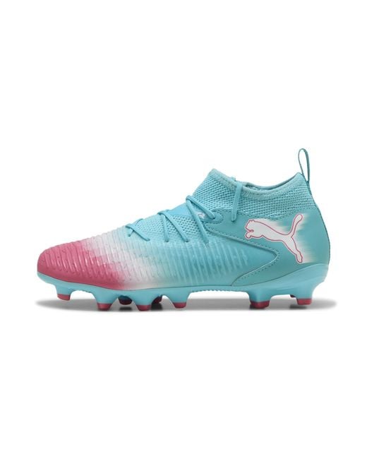 PUMA Blue Future 8 Match Re-Charge Fg/Ag Fußballschuhe Teenager, Schuhe, Hero/Weiß/Sunset Rosa