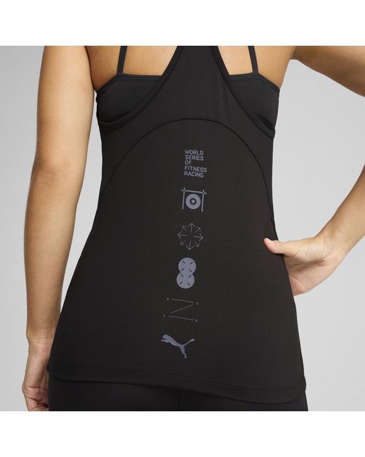 PUMA Black X HYROX CLOUDSPUN Racerback Top