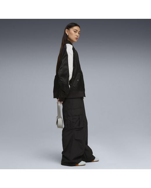 PUMA Black T7 Bomber Jacket