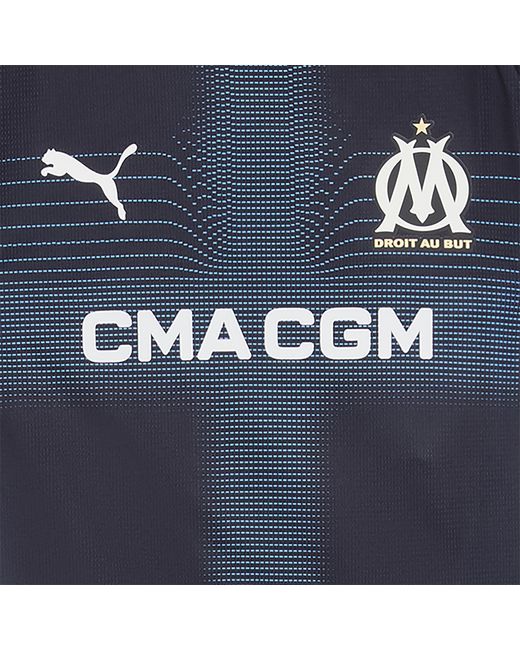 Minikit Olympique De Marseille 2.ª Equipación 25/26 Para Niños, Ropa, /Luminous Azul PUMA de color Blue