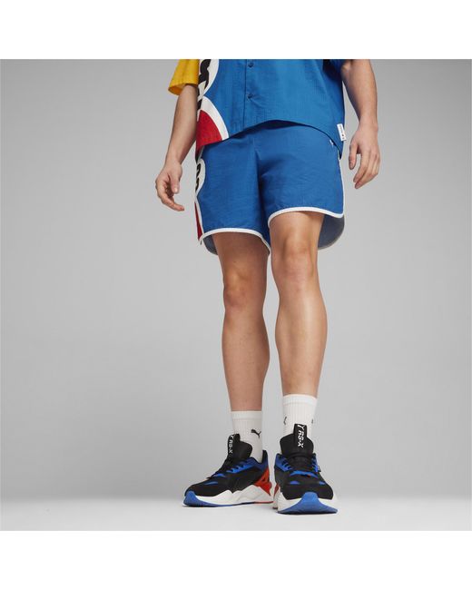 Short Tisse Calder Bmw Motorsport PUMA pour homme en coloris Bleu Lyst