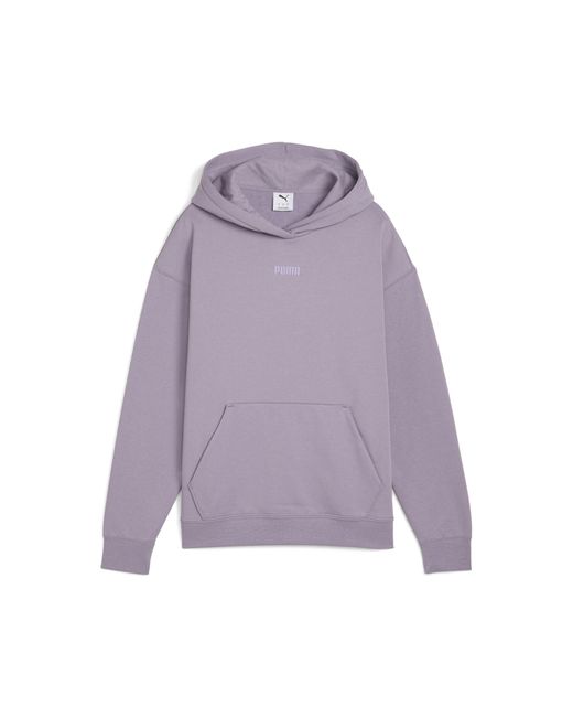 Sudadera Con Capucha Elevated Essentials Comfort Para Mujer PUMA de color Purple
