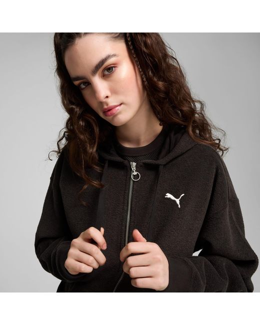 PUMA Black Her Full-Zip Hoodie