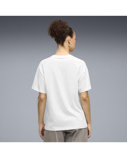 PUMA White Graphics Relaxed Animal T-Shirt