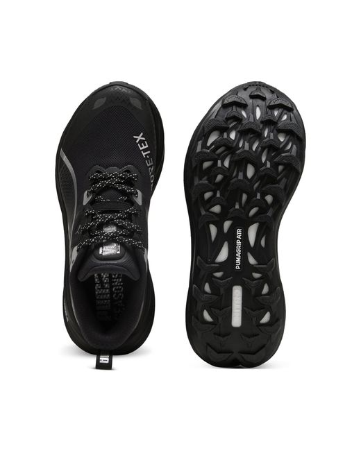 PUMA Black Voyage Nitroâ 4 Gore-Texâ Waterproof Trail Running Shoes