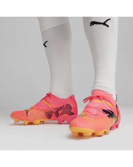 Puma crampons rose et anmelden bleu