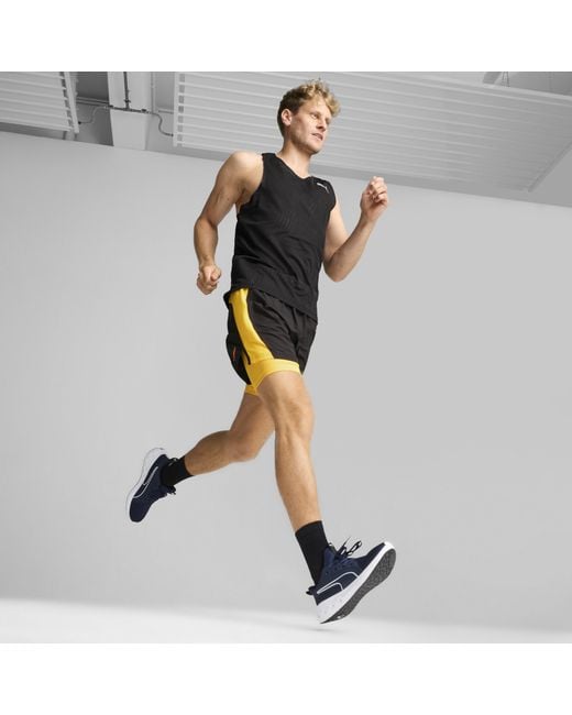 PUMA Blue Softride Carson Running Shoes for men