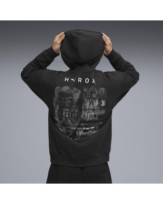 PUMA Black X Hyrox Heavyweight Hoodie Shoes for men