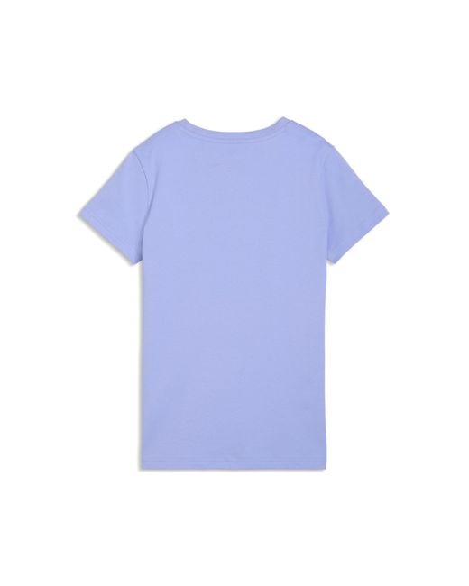 PUMA Blue Essentials Script T-Shirt