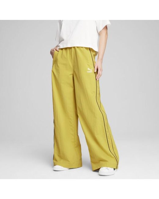 PUMA Yellow Play Loud T7 Track Pants