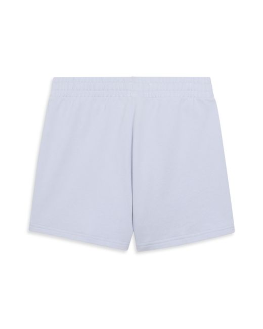 PUMA White Elevated Essentials 5" Mid-Rise Shorts