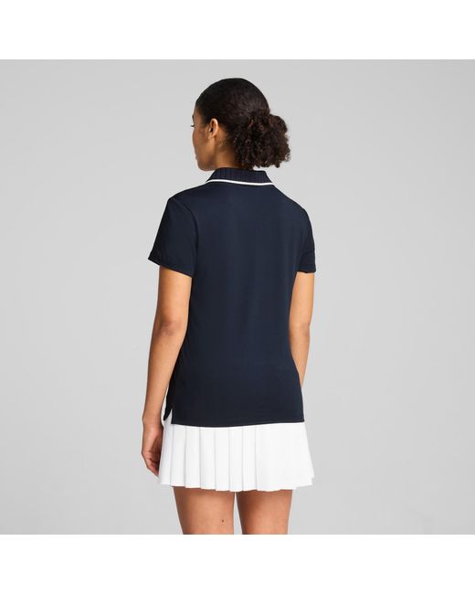 PUMA Cloudspun Bridges Golfpolo Met Korte Mouwen in het Blue