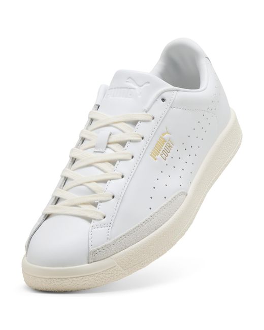 PUMA White Court Sneakers