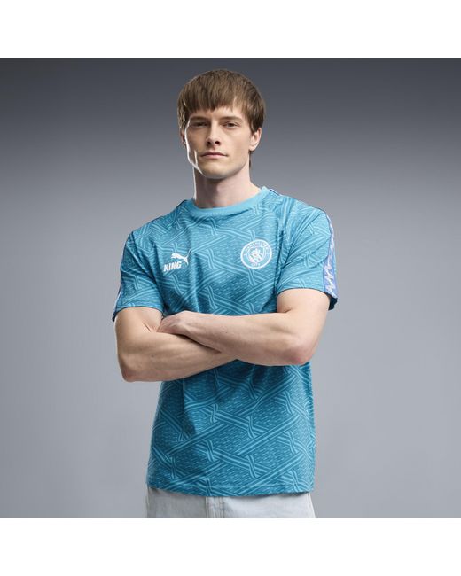 PUMA Blue Manchester City King T-Shirt for men
