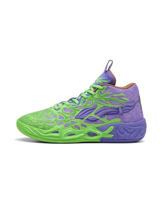 PUMA Green X Lamelo Ball X Tmnt Mb.04 Raphael And Donatello Basketball Shoes