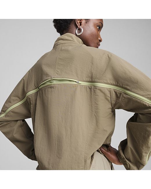PUMA Brown Dare To Oversized-Jacke Mit Variabler Länge Damen