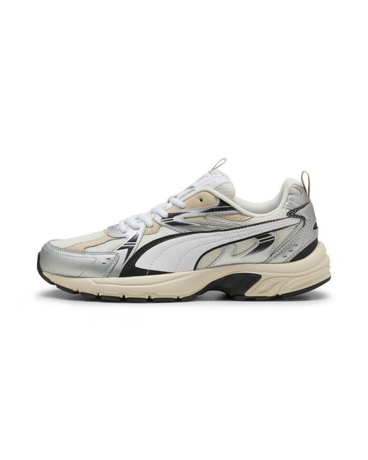 PUMA White Milenio Tech Sneakers Schuhe, Warm
