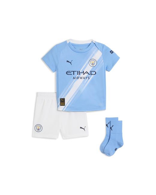 PUMA Blue Manchester City 25/26 Heimtrikot&Nbsp;Minikit Babys
