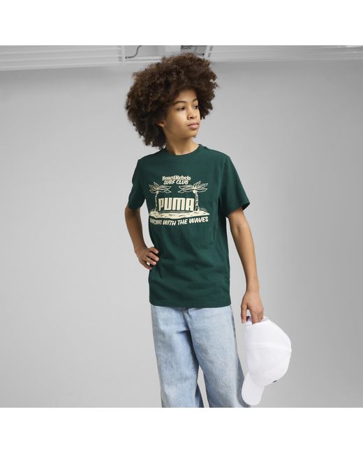 Camiseta Estampada Mid 90S Juvenil PUMA de hombre de color Green