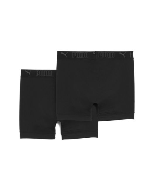 PUMA Black Sport Microfiber Boxers (2-Pack) for men