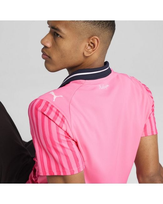 PUMA Kidsuper X Cf Monterrey Shirt Voor Roze/Wit, Maat in het Pink voor heren