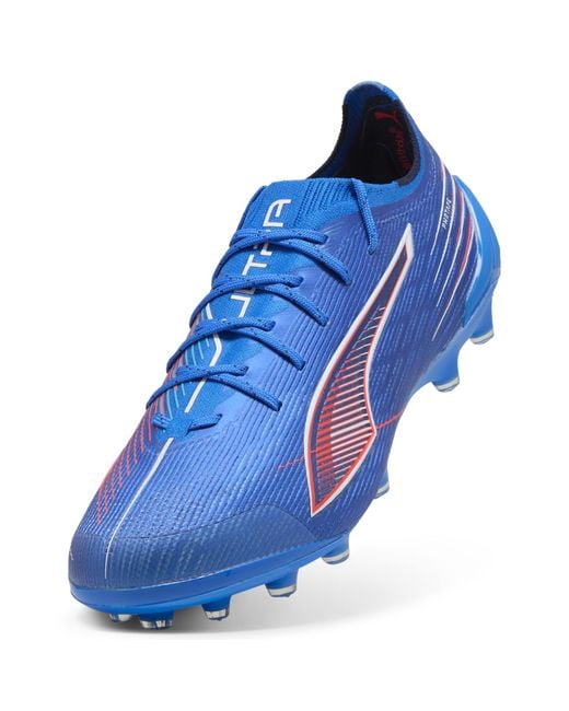 PUMA Blue Ultra 6 Ultimate Ag Fußballschuhe Damen, Schuhe, Ultra/Weiß/Glowing Rot