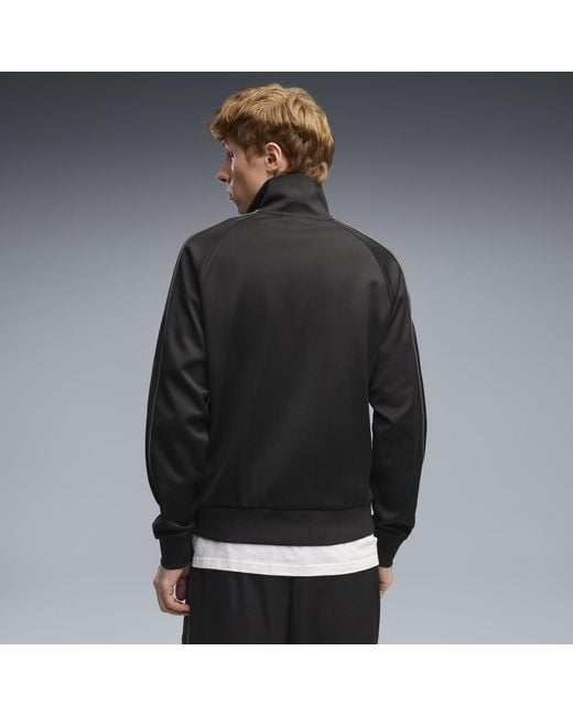 PUMA Black T7 Track Jacket for men