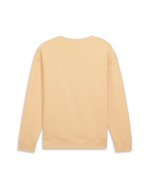 PUMA Orange Elevated Essentials Comfort Crew Sweatshirt