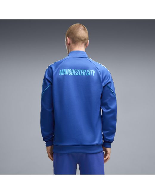 PUMA Blue Manchester City King Anthem Track Jacket for men