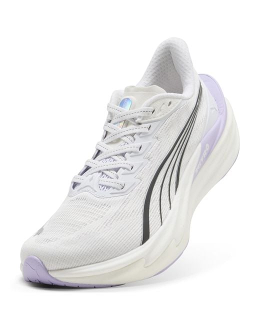 PUMA White Deviate Nitroâ 4 Road Running Shoes