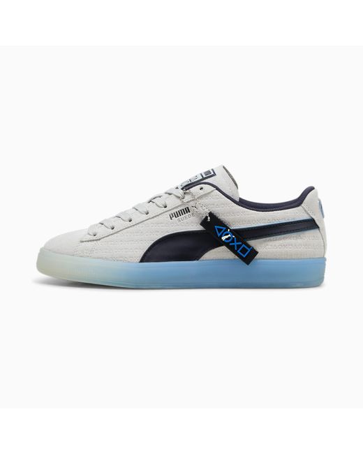 PUMA Blue X Playstation Suede Sneakers