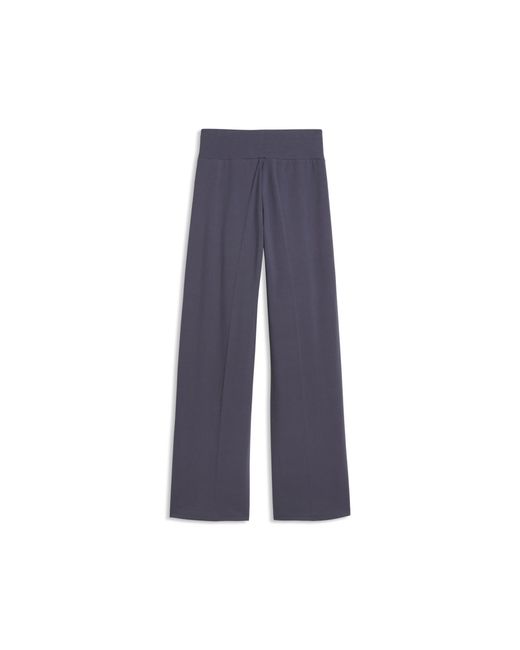 PUMA Blue Essentials Small No. 1 Logo High-Waist Straight Leggings