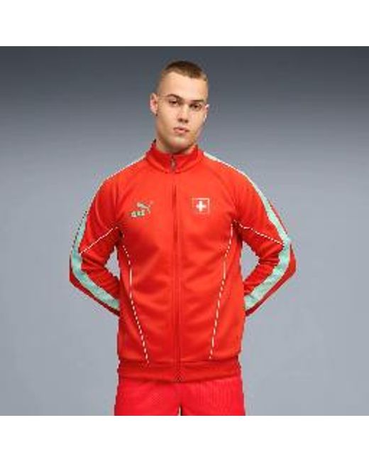 PUMA Red Switzerland King Anthem Jacket for men