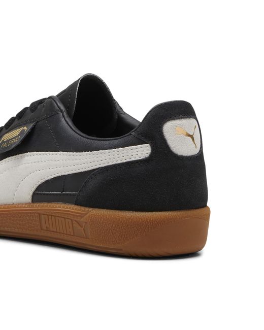 PUMA Black Palermo Leather Sneakers Schuhe