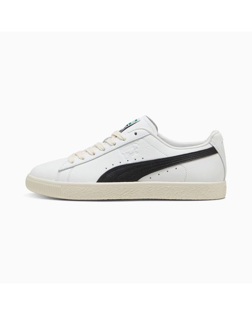 PUMA Iconic Leather Clyde Sneakers in White Lyst UK