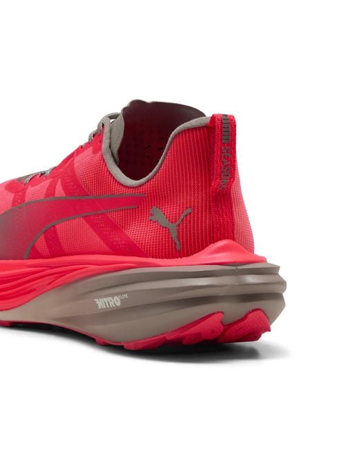 PUMA Red Deviate Nitroâ Elite Trail Running Shoes for men