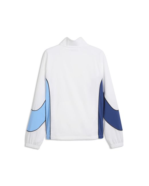 PUMA Blue Manchester City Tech-X Full-Zip Track Jacket for men