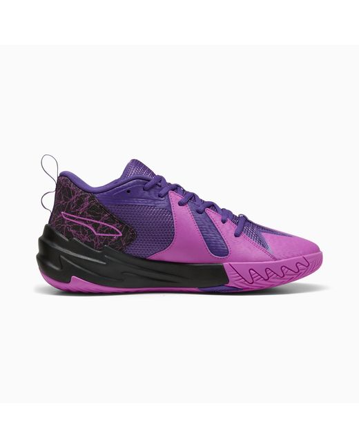 PUMA Scoot Zeros Lightning Basketbalschoenen Voor in het Purple