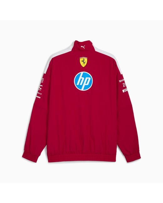 PUMA Red Scuderia Ferrari 2025 Drivers T7 Oversized Jacket for men