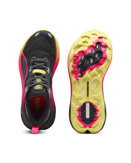 PUMA Gray Voyage Nitro Running Shoes