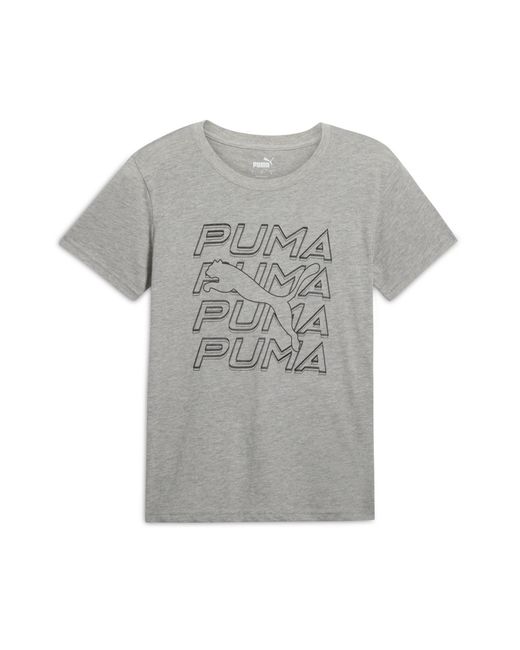 PUMA Red Graphics Repeat T-Shirt